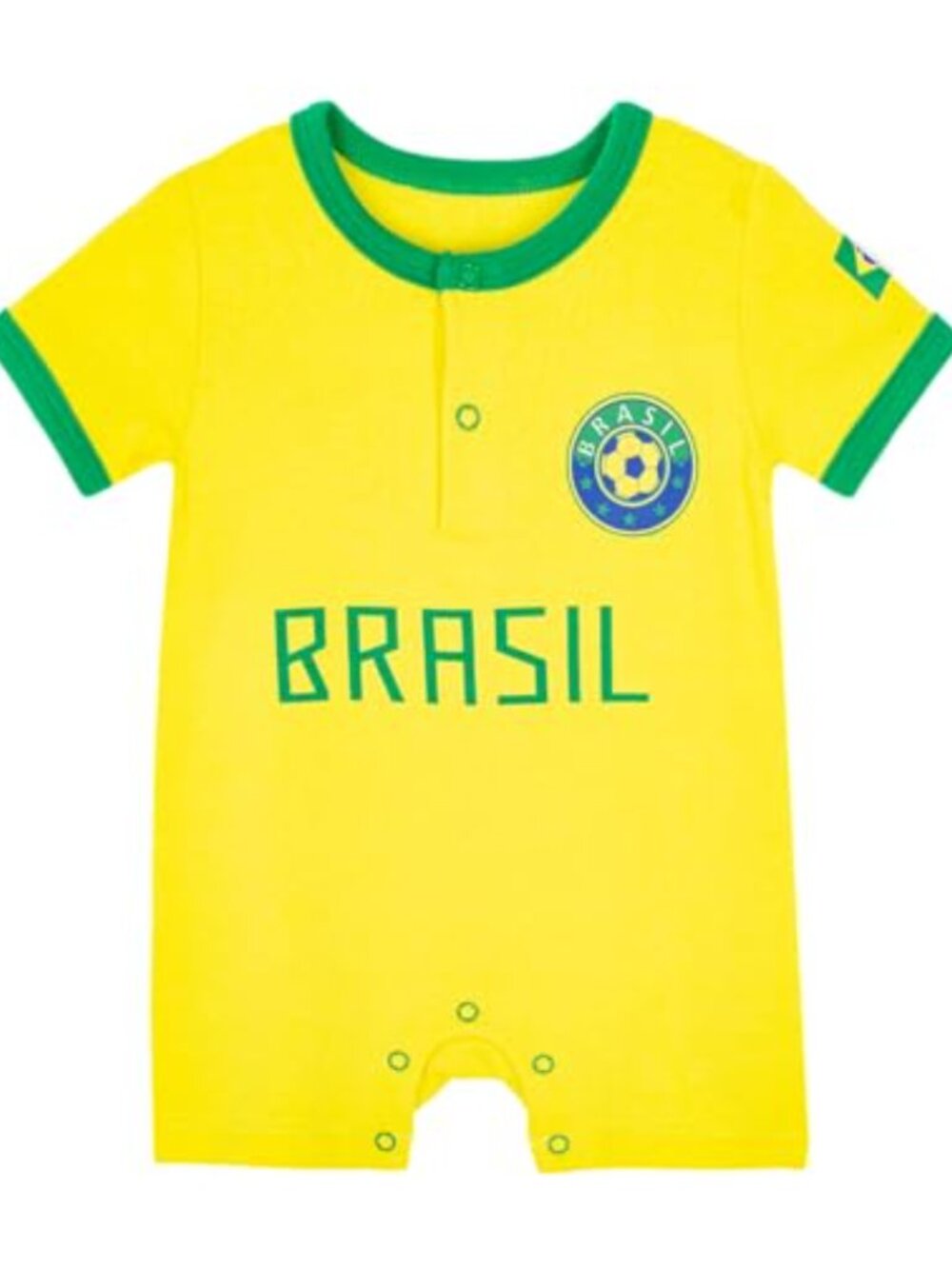 Soft Cotton Soccer Romper for Infant Boys Girls 0-24M